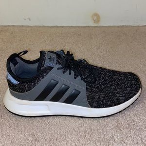 Kid’s Adidas Black and Grey X_PLR Shoe. Size 5.